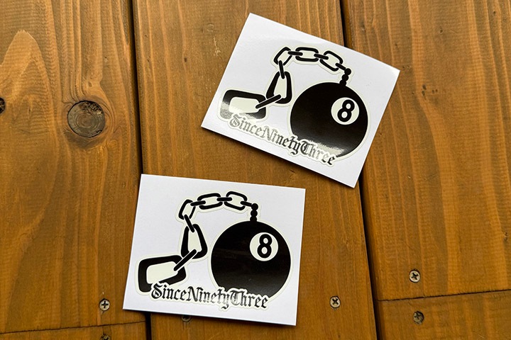 NICETY vinyl sticker (8ball)