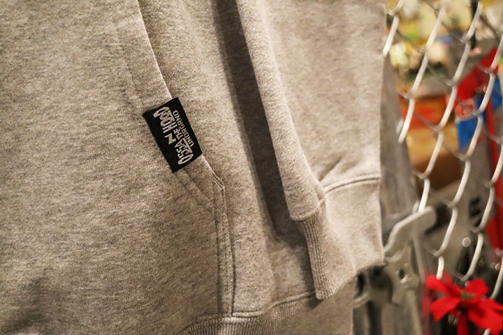 OSSANTHEHOOD pullover hood (riders) / heather gray