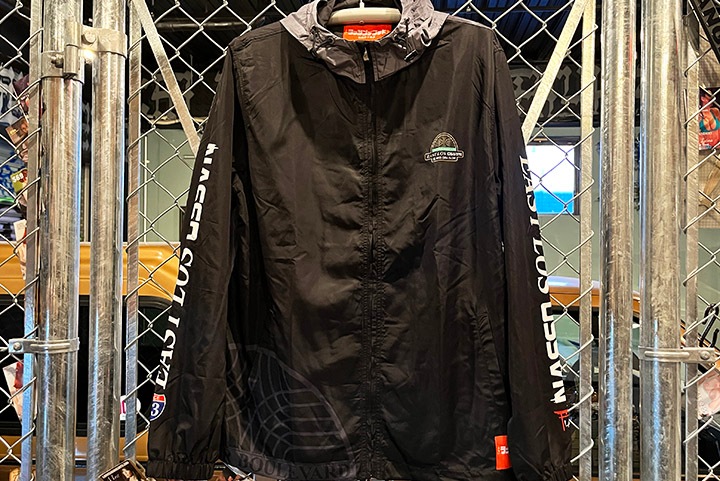 OSSANTHEHOOD nylon zip jacket (eastlos)/ black