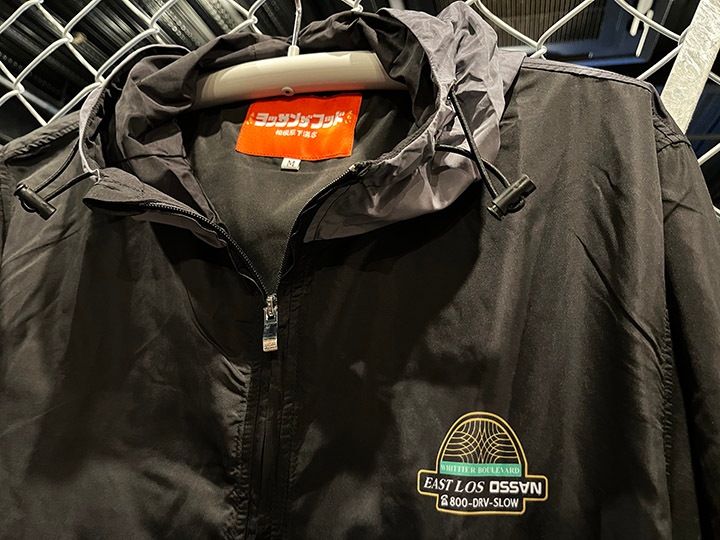 OSSANTHEHOOD nylon zip jacket (eastlos)/ black