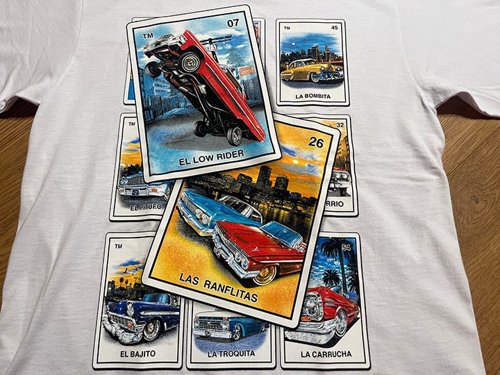 lowrider loteria Tshirt / white