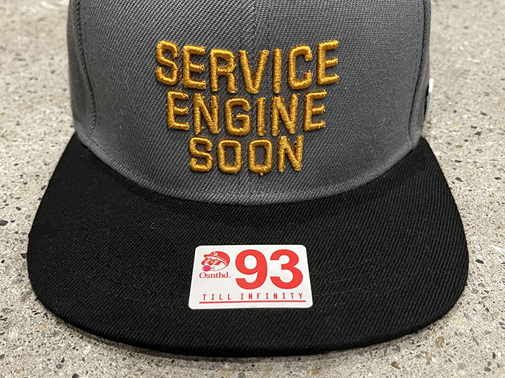 OSSANTHEHOOD snapback cap (soon) / balck x gray