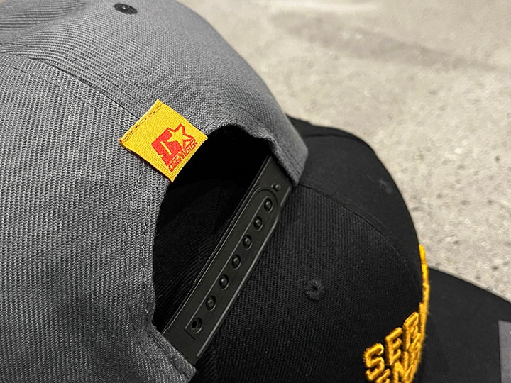 OSSANTHEHOOD snapback cap (soon) / balck x gray