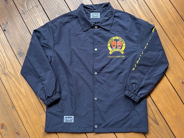 OSSANTHEHOOD coach jacket (limo) / black x yellow