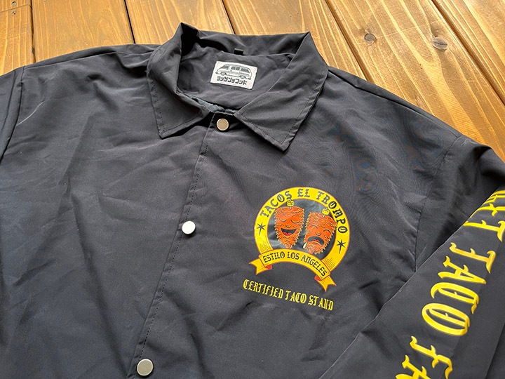 OSSANTHEHOOD coach jacket (limo) / black x yellow