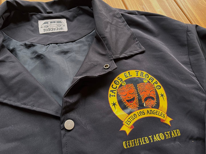 OSSANTHEHOOD coach jacket (limo) / black x yellow