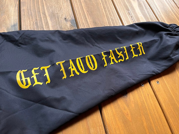 OSSANTHEHOOD coach jacket (limo) / black x yellow