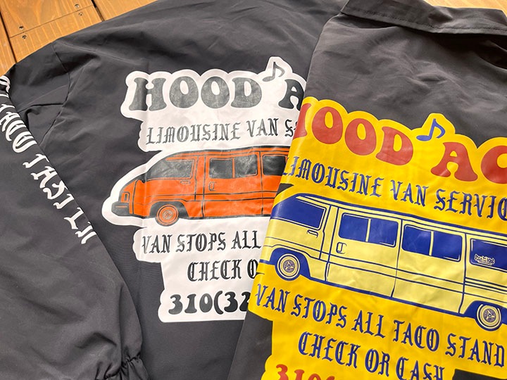 OSSANTHEHOOD coach jacket (limo) / black x yellow