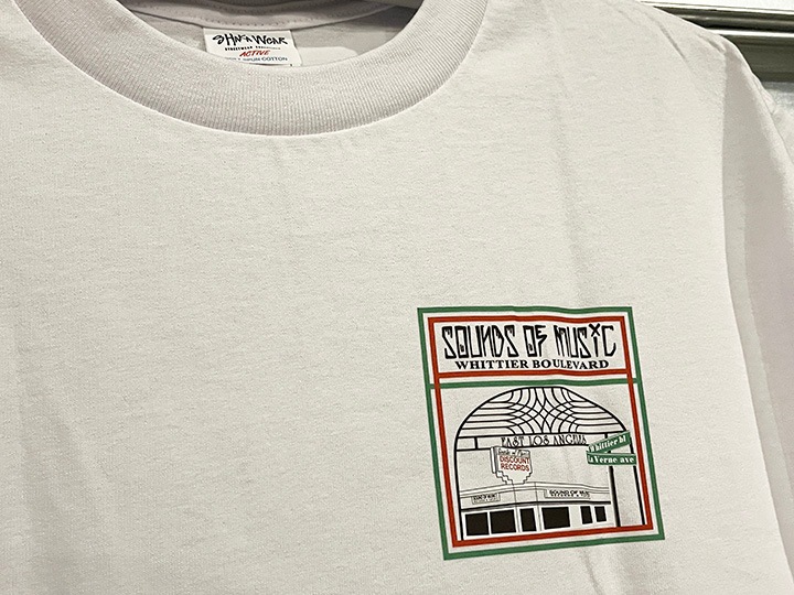 SOUNDS OF MUSIC East Los Tshirt / white