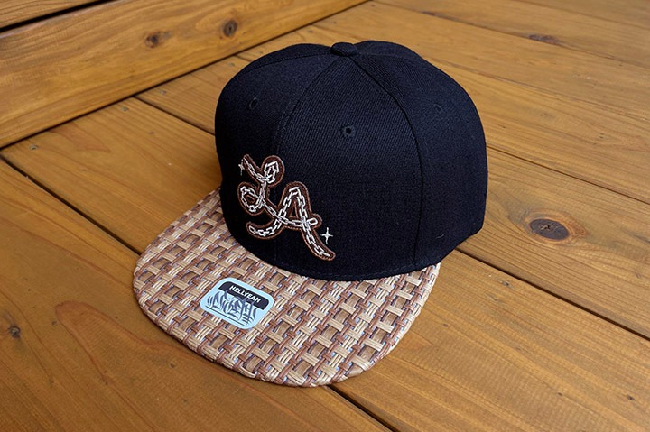 BENJIE ESCOBAR snapback cap (chainLA) / bamboo & black