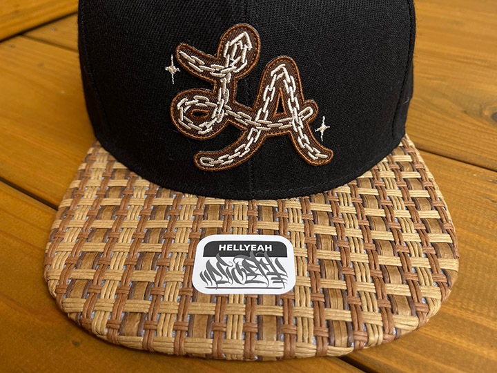 BENJIE ESCOBAR snapback cap (chainLA) / bamboo & black