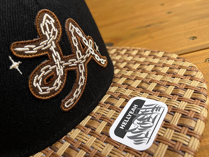 BENJIE ESCOBAR snapback cap (chainLA) / bamboo & black