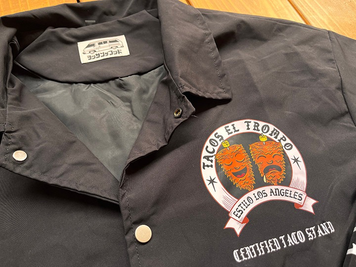 OSSANTHEHOOD coach jacket (limo) / black x whtie