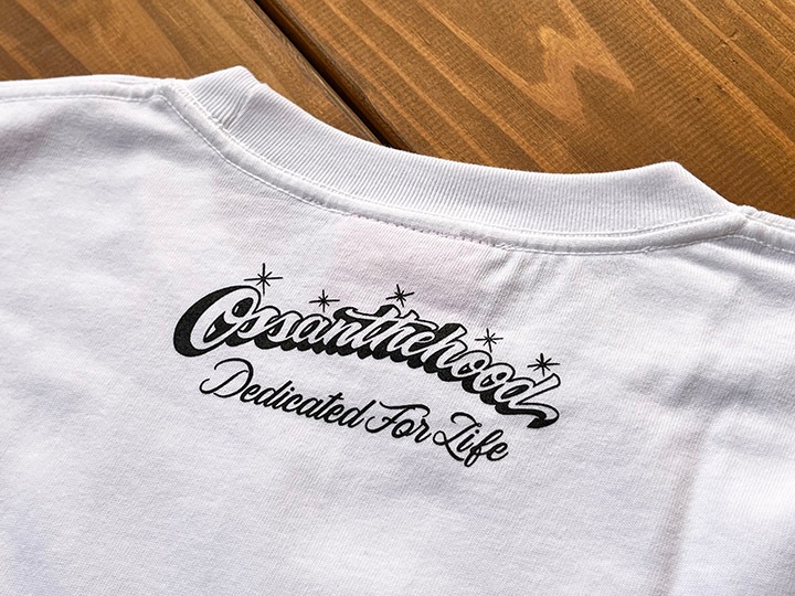 OSSANTHEHOOD longsleeve Tshirt (rim) / white