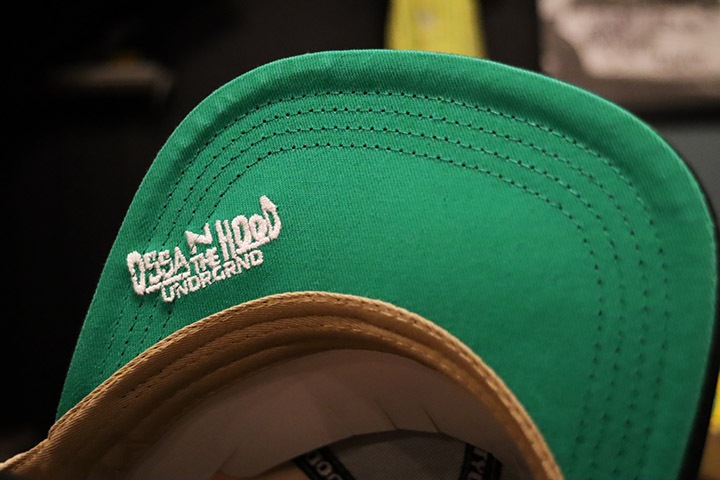 OSSANTHEHOOD snapback cap (amalcub) / gray&khaki