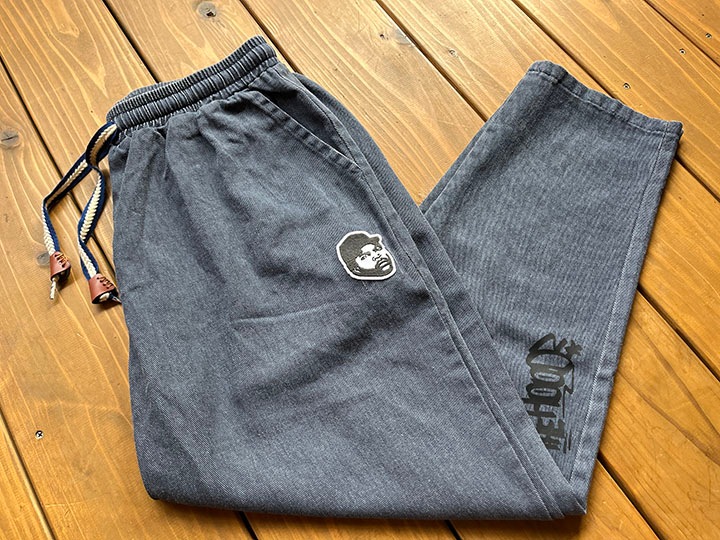 OSSANTHEHOOD buggy denim jogger (og face) / 2 color