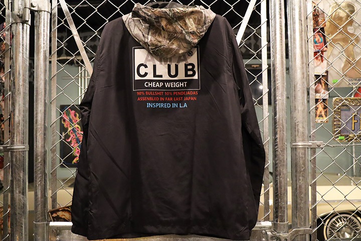 OSSANTHEHOOD nylon zip windbreaker (amalcub) / black & real tree
