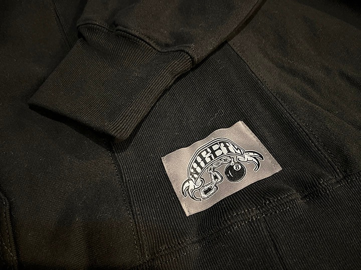 OSSANTHEHOOD 12oz. pulloer hood (dadicated) / black