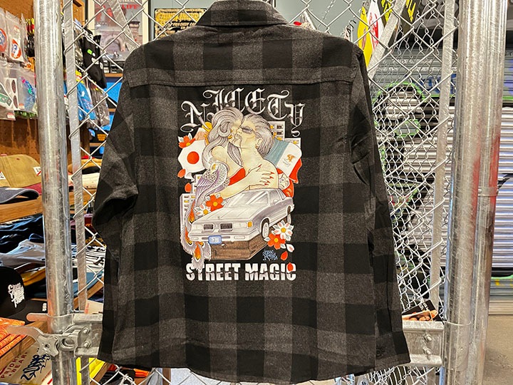 STREET MAGIC x NICETY check frannel shirt 