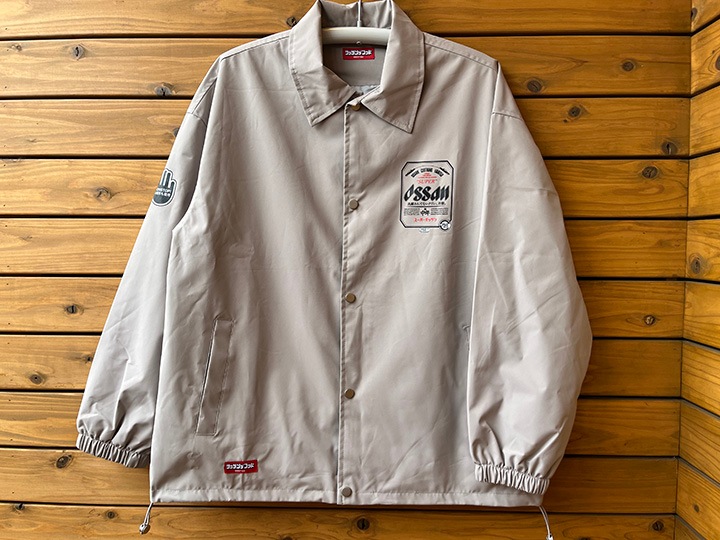 OSSANTHEHOOD coach jacket (superossan) / light gray