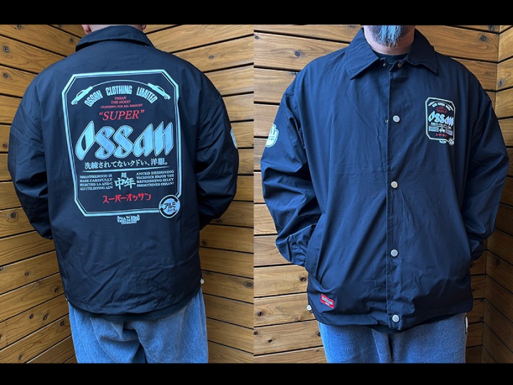OSSANTHEHOOD coach jacket (superossan) / light gray