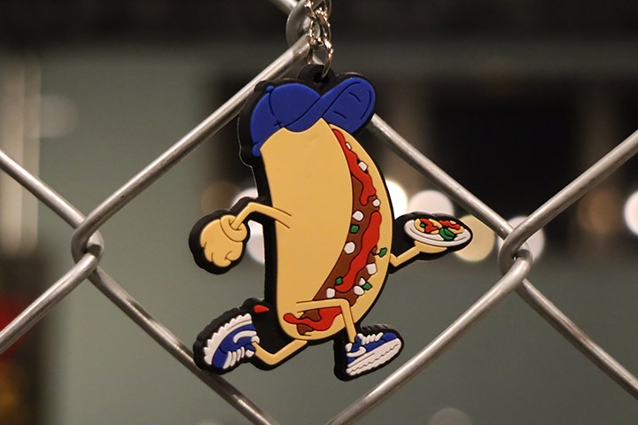 OSSANTHEHOOD pvc keychain (f-yeah)