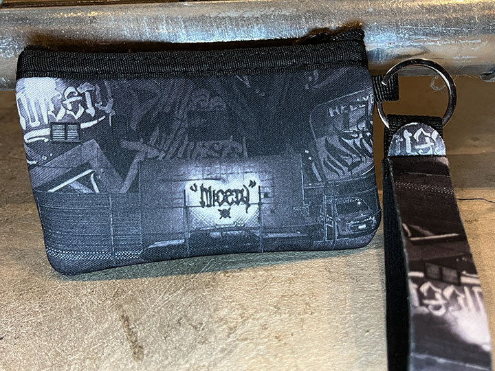 NICETY neoprene zip pouch (nicety) / black