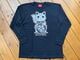 OSSANTHEHOOD longsleeve Tshirt (lucky cat) / black x white