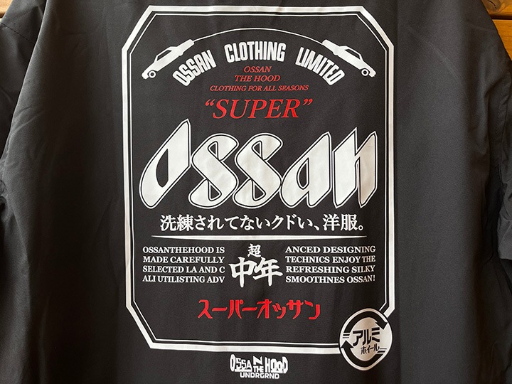 OSSANTHEHOOD coach jacket (superossan) / black
