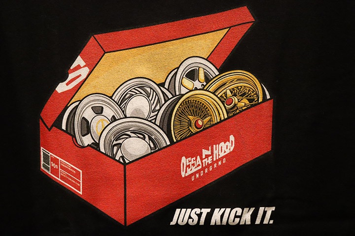 OSSANTHEHOOD Tshirt (justkickit) / black