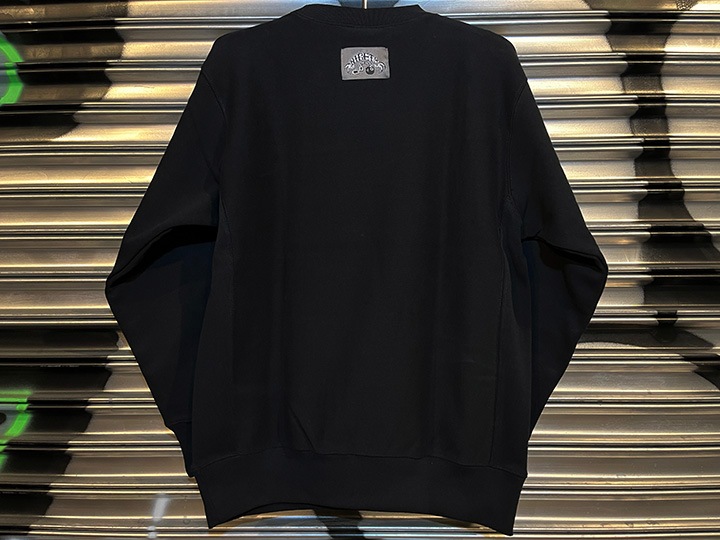 NICETY "eight ballin" 12oz. crewneck sweat / black