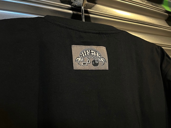 NICETY Tshirt & zip pouch set (frame) / black