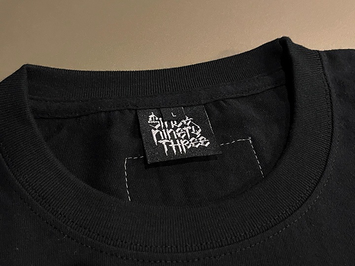 NICETY Tshirt & zip pouch set (frame) / black