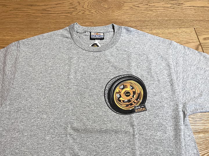 OSSANTHEHOOD Tshirt (tech gold) gray