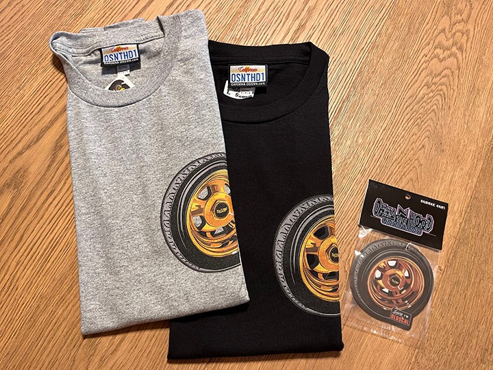 OSSANTHEHOOD Tshirt (tech gold) gray