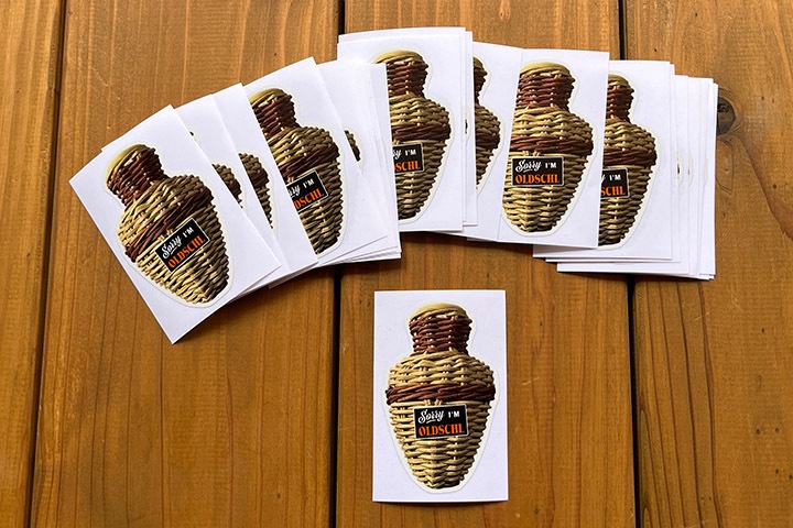 OSSANTHEHOOD vinyl sticker (basket)