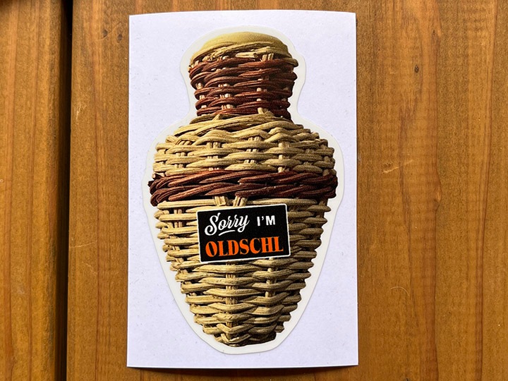 OSSANTHEHOOD vinyl sticker (basket)