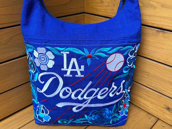 LA handmade zip tote (LA)