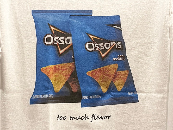 OSSANTHEHOOD Tshirt (chips) / white