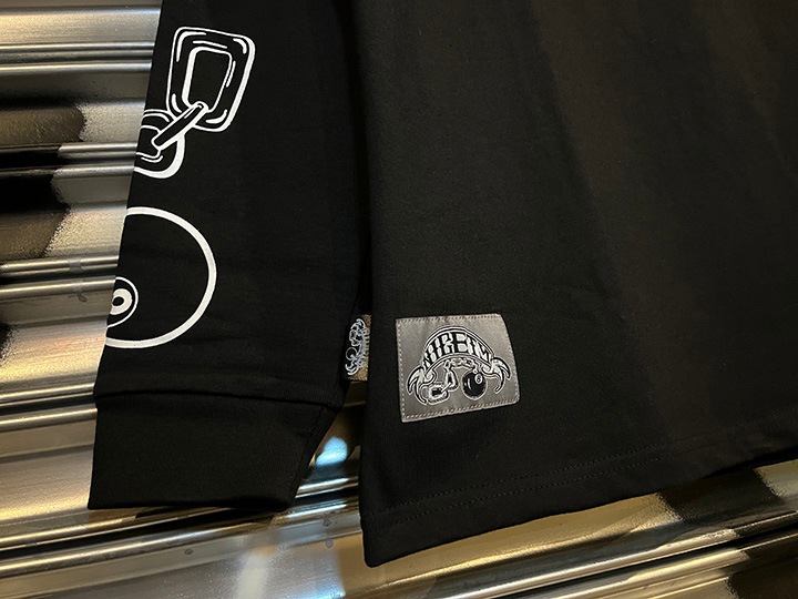 NICETY 10.2oz. ultra heavyweight LS Tshirt (8ball) / black