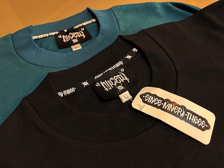 NICETY 10.2oz. ultra heavyweight LS Tshirt (8ball) / black