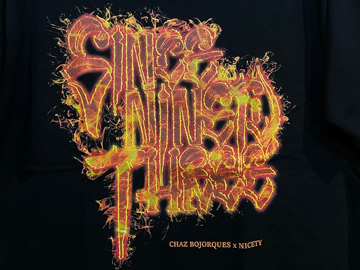 NICETY "SINCE NINETY THREE" Tshirt (blaze) / black