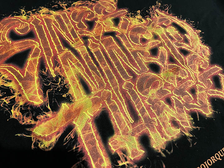 NICETY "SINCE NINETY THREE" Tshirt (blaze) / black