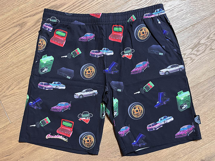OSSANTHEHOOD Φξ nylon shorts (icons)