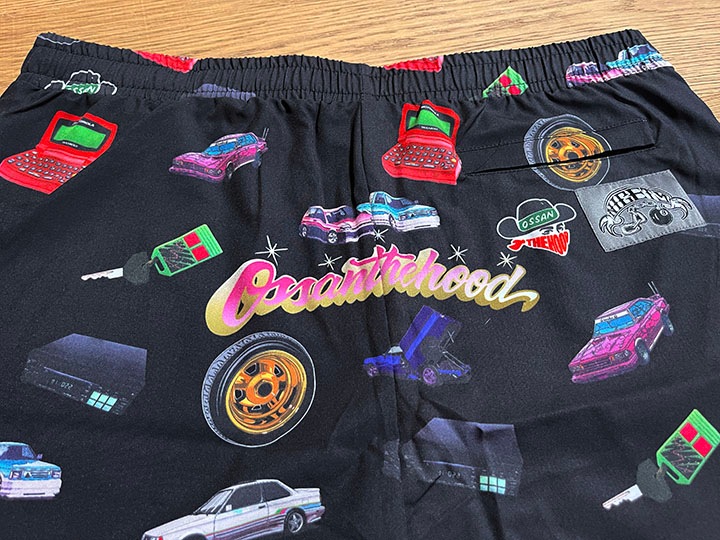 OSSANTHEHOOD Φξ nylon shorts (icons)