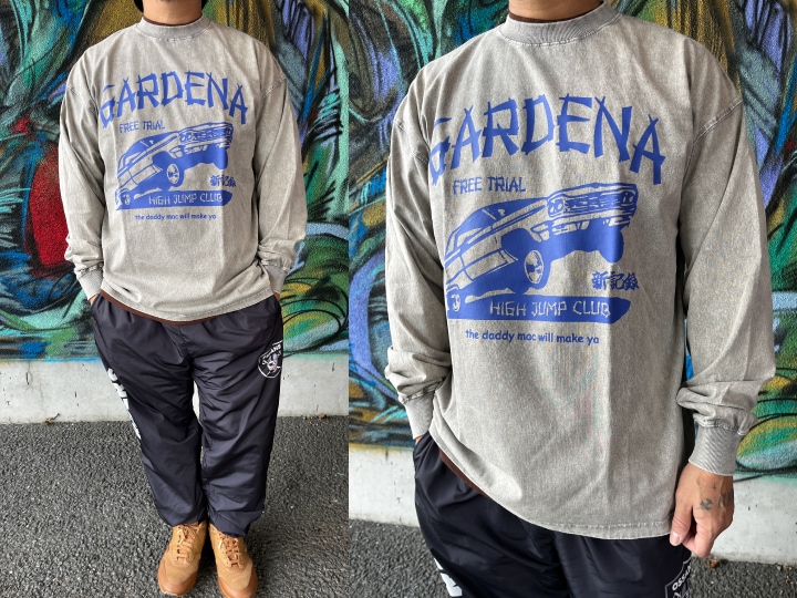 OSSANTHEHOOD 8.2oz garment dye longsleeve Tshirt (jump) / gray