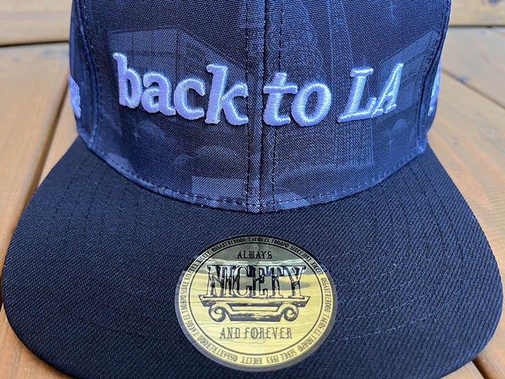 "BACK TO LA" snapback cap 
