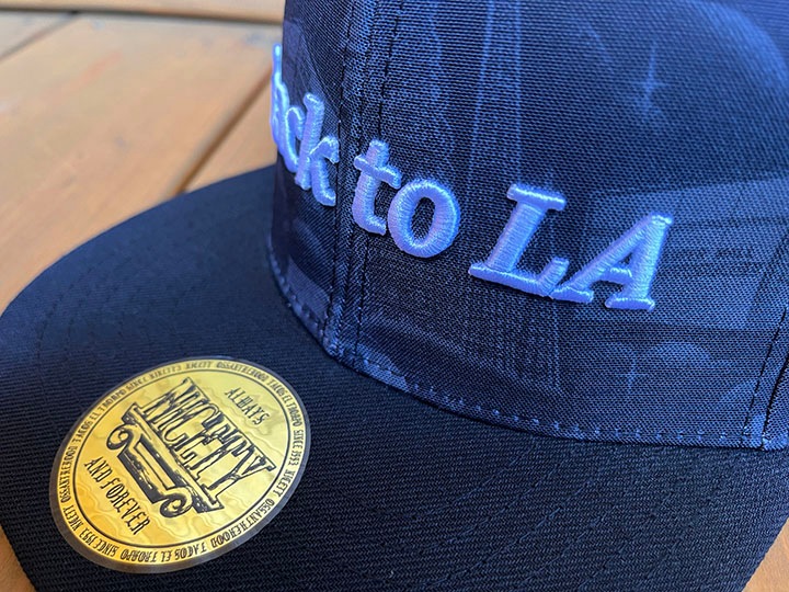 "BACK TO LA" snapback cap 