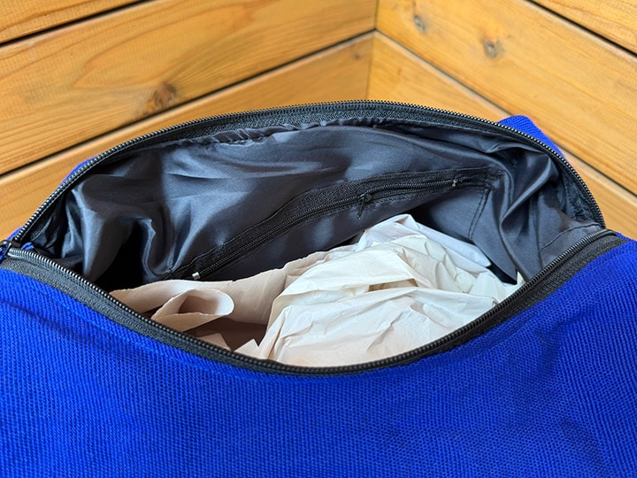 LA handmade zip tote (cat)