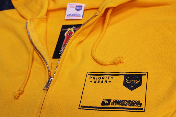 OSSANTHEHOOD zipup hood (superossan) / gold